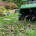 Aerating lawn machine