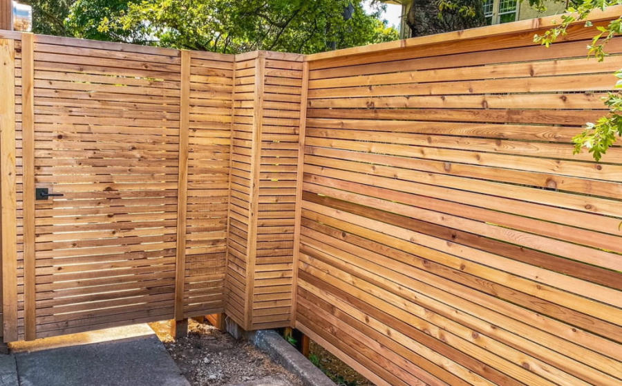 tall Cedar fence