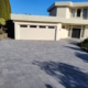 paving stone driveway after new installation
